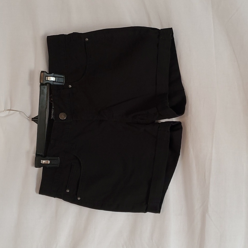 Faded Glory Jean's shorts, Size 8 Black